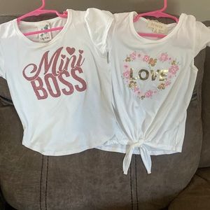 2 5T girls shirts.